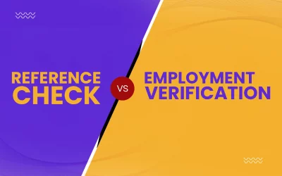 Reference Check vs Employment Verification