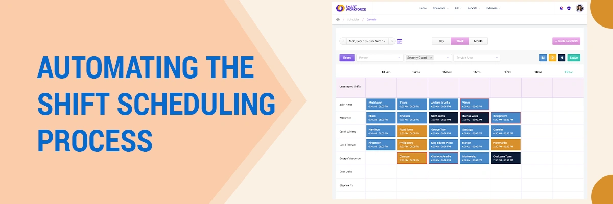 Automating the shift scheduling process