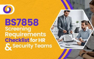 BS7858 Screening Requirements Checklist for HR and Security Teams