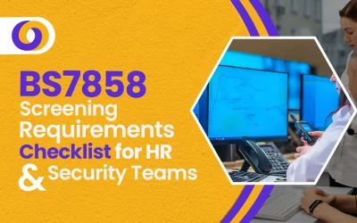 BS7858 Screening Requirements Checklist for HR and Security Teams