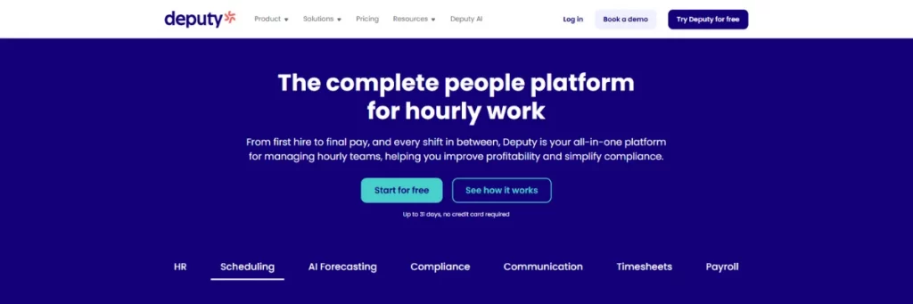 Best Clocking in Solution - Deputy