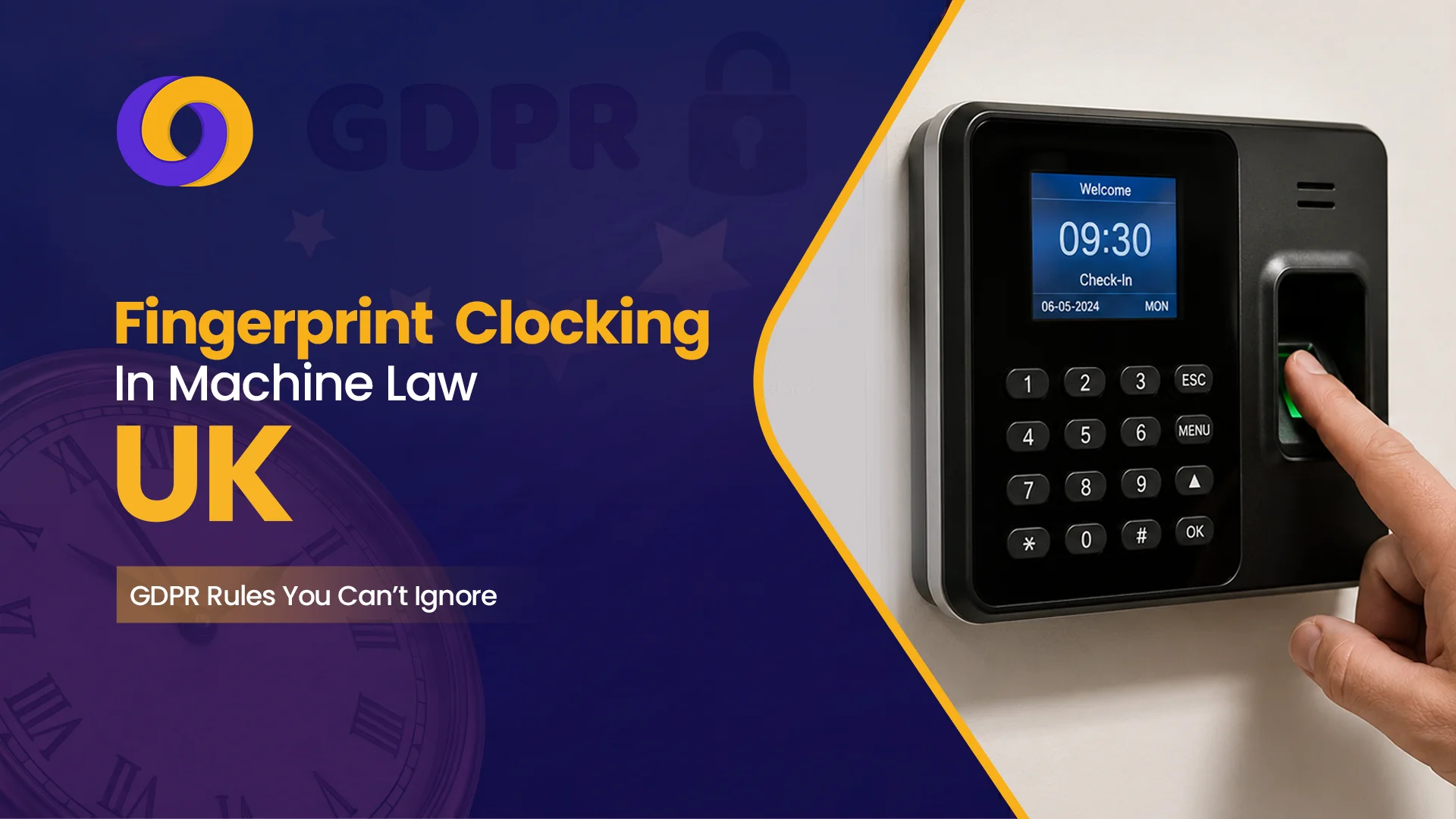Fingerprint Clocking in Machine law